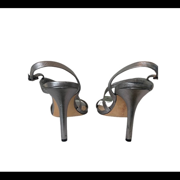 Vince Camuto Imagine Gunmetal Dressy High Heel Sandals - size 8.5 - Picture 3 of 4